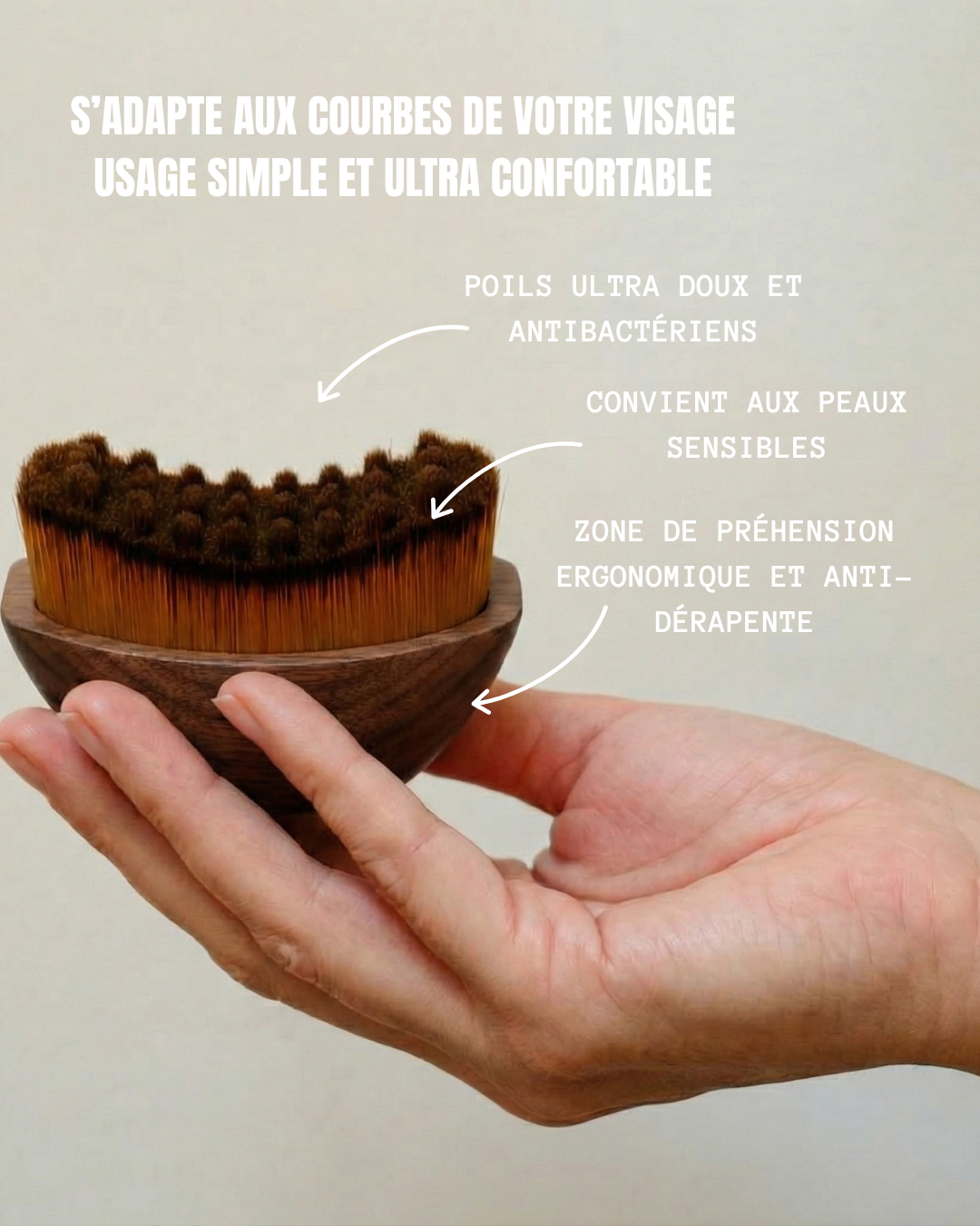 BROSSE LYMPHATIQUE VISAGE