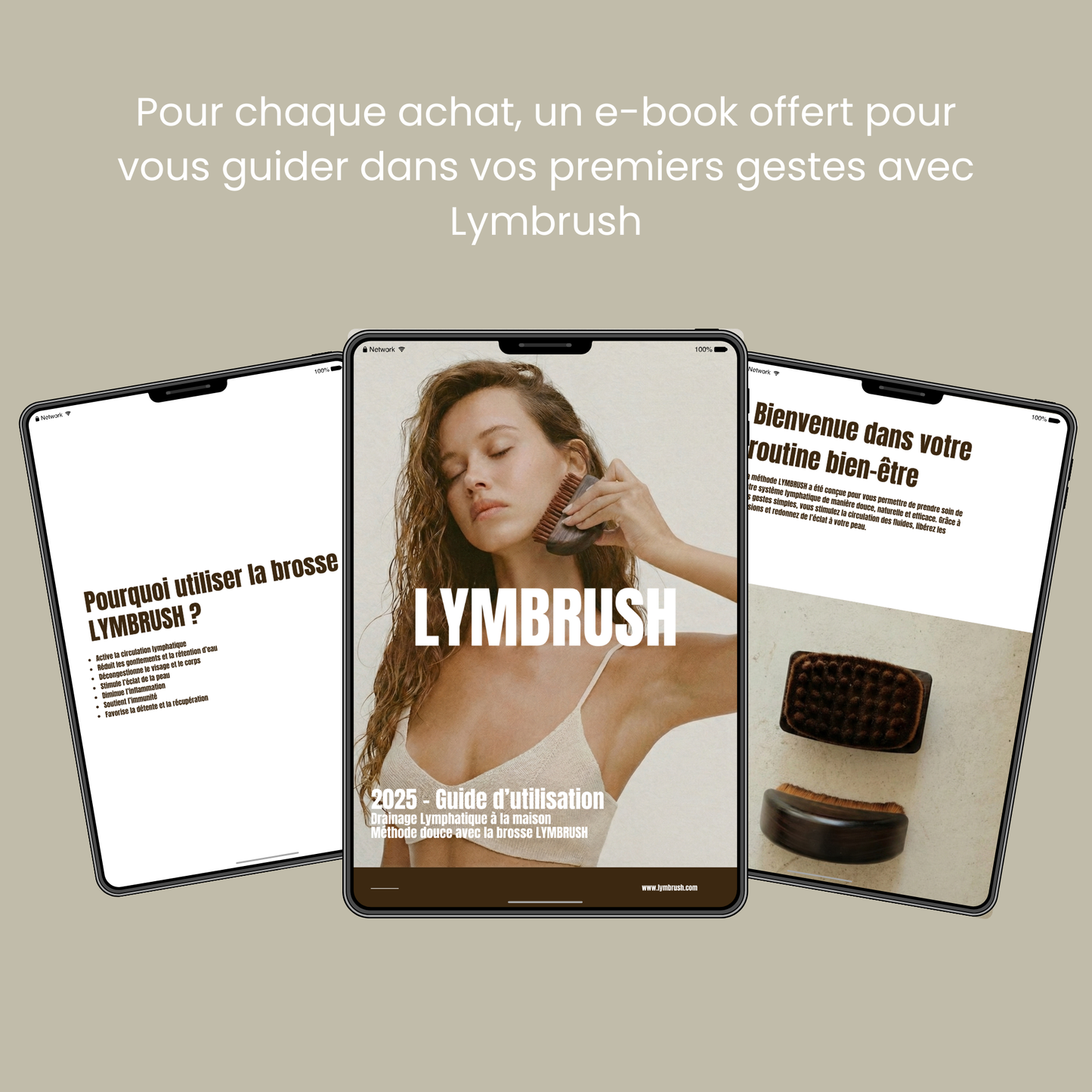 BROSSE LYMPHATIQUE VISAGE