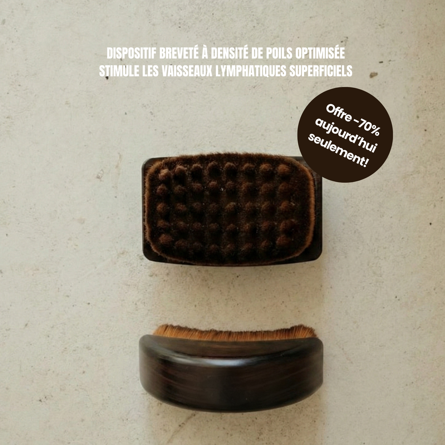 BROSSE LYMPHATIQUE VISAGE