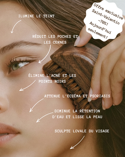 BROSSE LYMPHATIQUE VISAGE